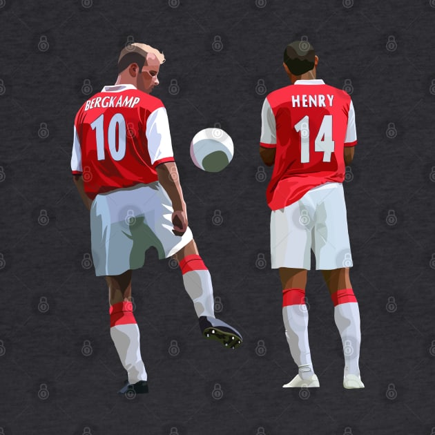 Dennis Bergkamp & Thierry Henry by Webbed Toe Design's